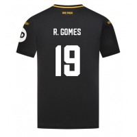 Maglia Calcio Wolves Rodrigo Gomes #19 Seconda Divisa 2024-25 Manica Corta